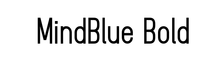 MindBlue Bold  Frei Schriftart Herunterladen