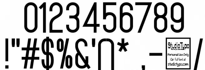 MindBlue Bold Font OTHER CHARS