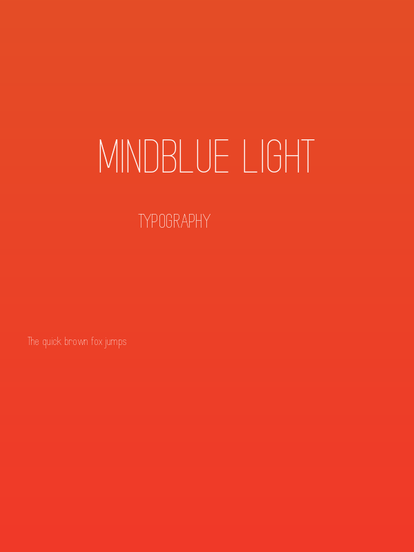 MindBlue Light Poster