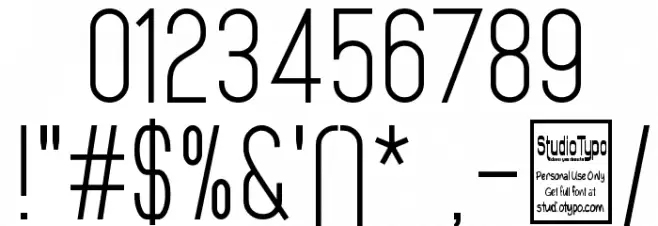 MindBlue Font OTHER CHARS