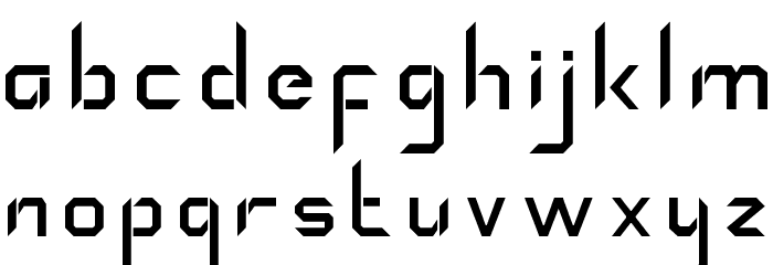 MindEscape Font LOWERCASE