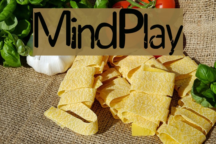 MindPlay Font examples