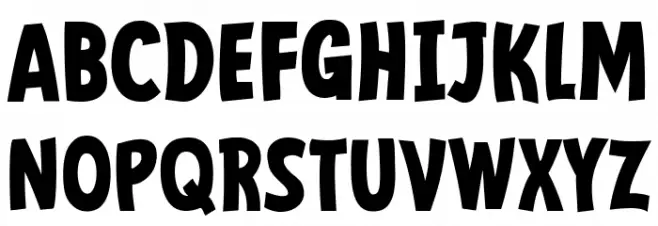 Mindflyers Bold Schriftart Groß
