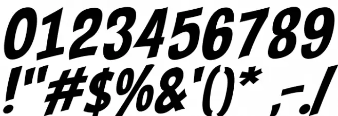 Mindflyers Comics Italic Font OTHER CHARS