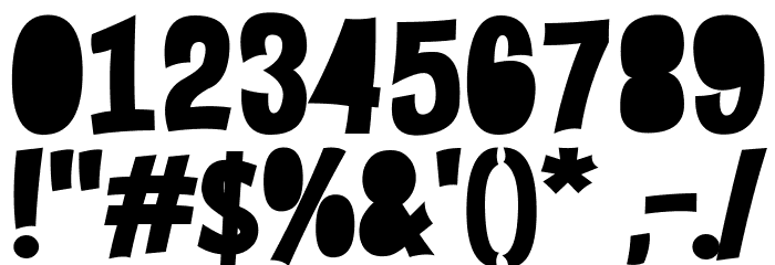 Mindflyers Fill Font OTHER CHARS