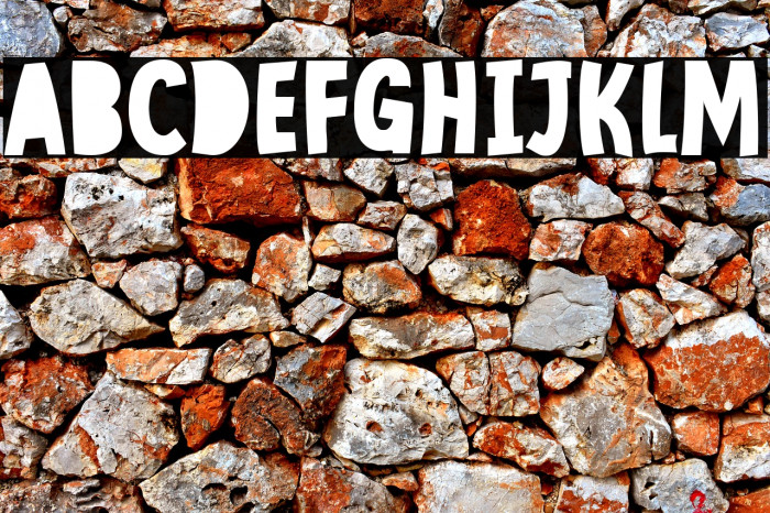 Mindflyers Fill Font examples