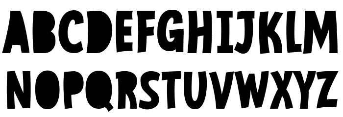 Mindflyers Fill Font LOWERCASE
