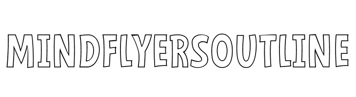 Mindflyers Outline  Free Fonts Download