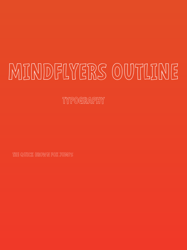 Mindflyers Outline Poster