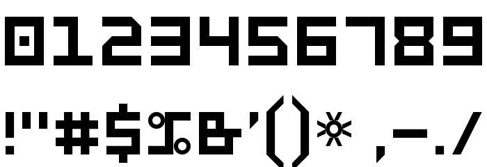 Mindfuct NBP Font OTHER CHARS