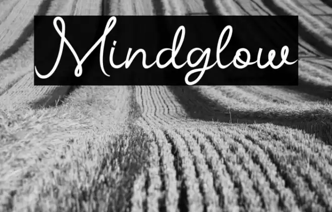 Mindglow फ़ॉन्ट examples