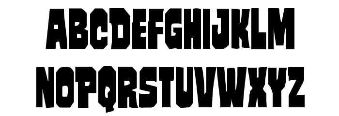 Mindless Brute Condensed Font LOWERCASE