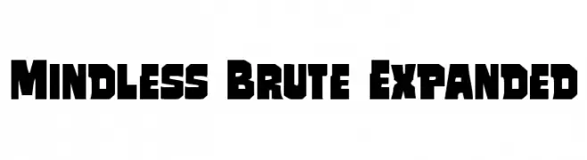 Mindless Brute Expanded  Fuentes Gratis Descargar