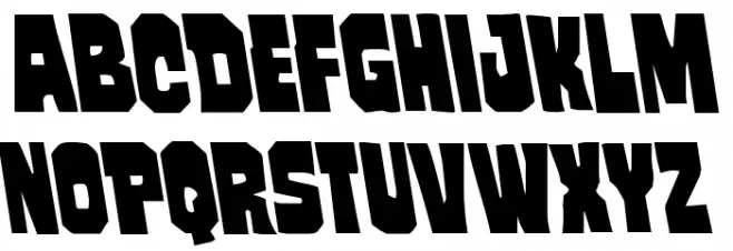 Mindless Brute Leftalic Caratteri MAIUSCOLE