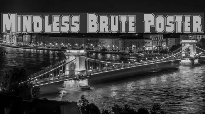 Mindless Brute Poster Example 2