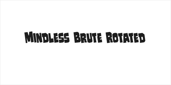 Mindless Brute Rotated Logo