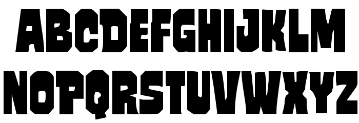 Mindless Brute Font LOWERCASE