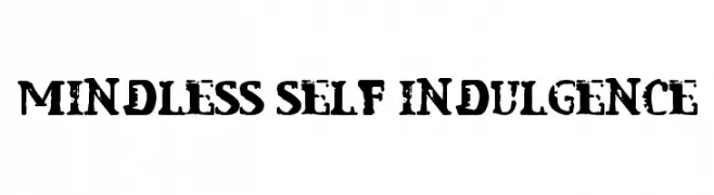 Mindless Self Indulgence  les polices de caractères gratuit tlcharger
