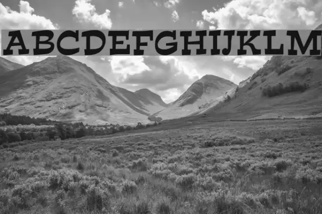 Mindless Font examples