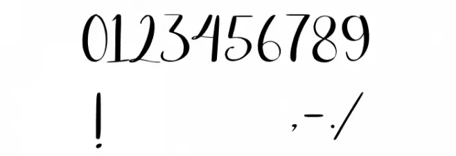 Mindlight Font OTHER CHARS