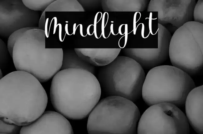 Mindlight Font examples