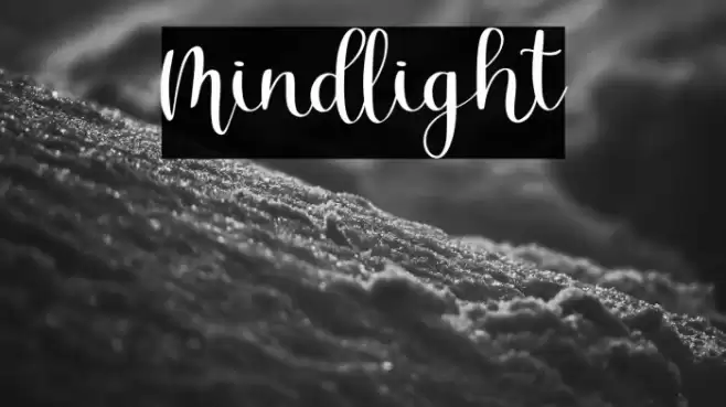 Mindlight Font examples