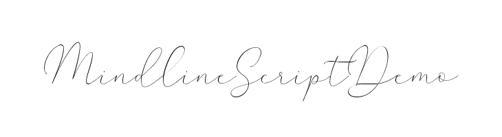 MindlineScriptDemo Font