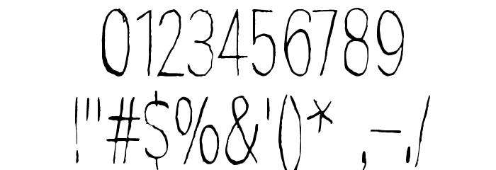 Mindmonkey Font Alte caractere