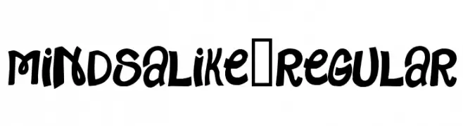 MindsAlike-Regular  Frei Schriftart Herunterladen