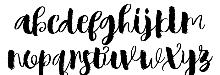 Mindset Font LOWERCASE