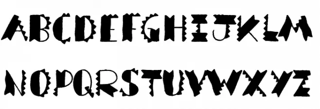 Mineblox Font Litere mici
