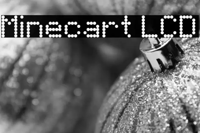 Minecart LCD フォント examples