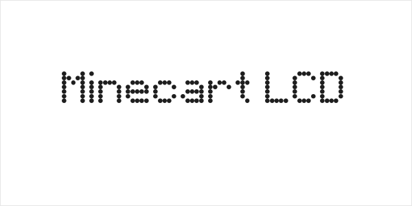 Minecart LCD Logo