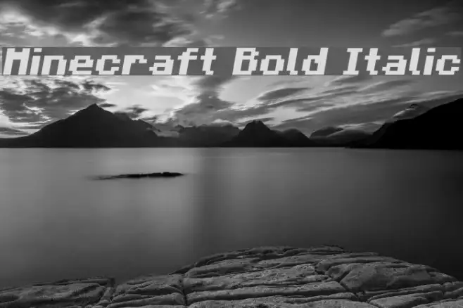 Minecraft Bold Italic Example 1