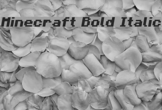 Minecraft Bold Italic Example 2