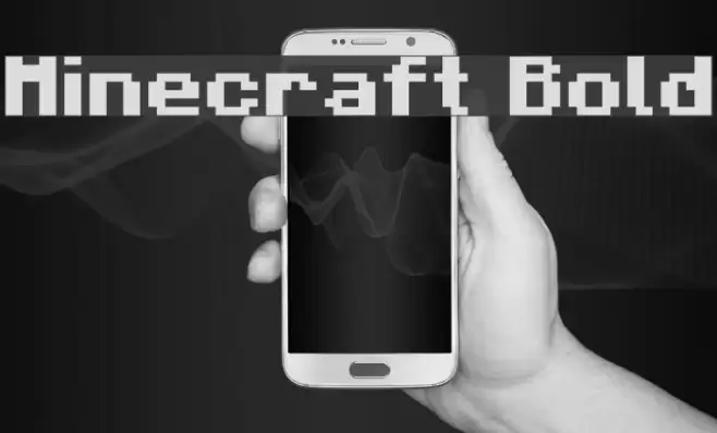 Minecraft Bold Font examples