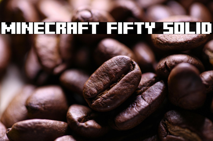 Minecraft Fifty Solid Example 1