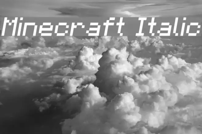 Minecraft Italic Example 1