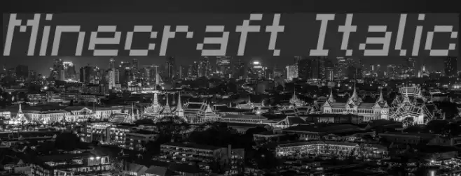 Minecraft Italic Example 2