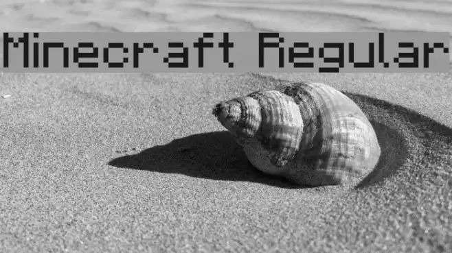 Minecraft Regular خط examples