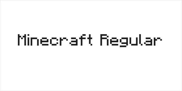 Minecraft Regular Logo