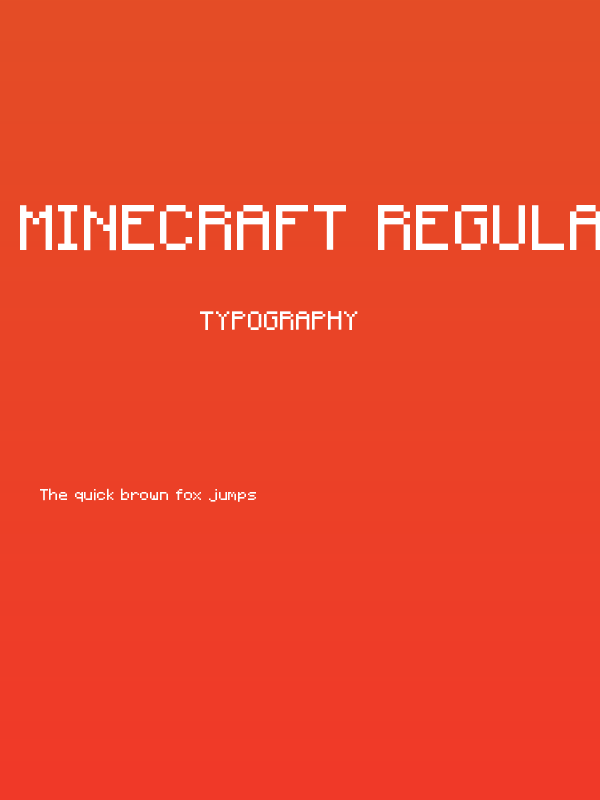 Minecraft Regular Poster