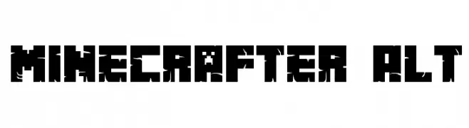 Minecrafter Alt  Frei Schriftart Herunterladen