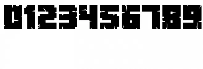 Minecrafter Alt Font OTHER CHARS