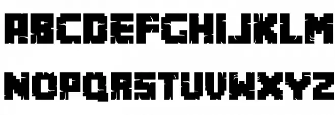 Minecrafter Alt Fonte MAIÚSCULAS