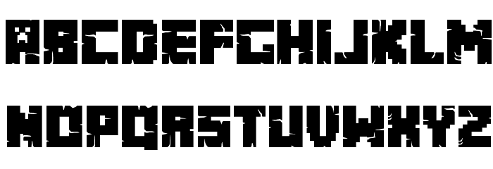 Minecrafter Alt Font LOWERCASE