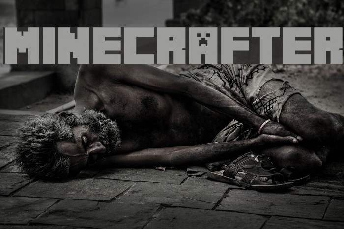 Minecrafter Font examples