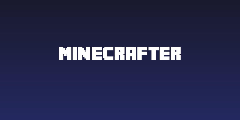 Minecrafter Social Header