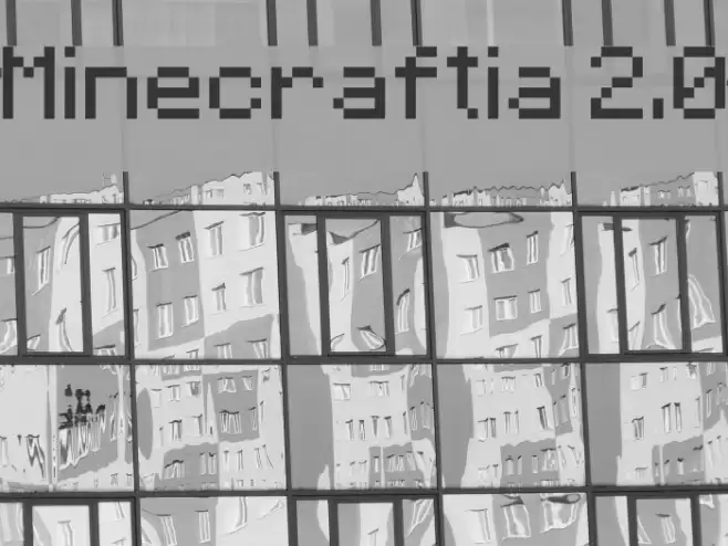 Minecraftia 2.0 Font examples