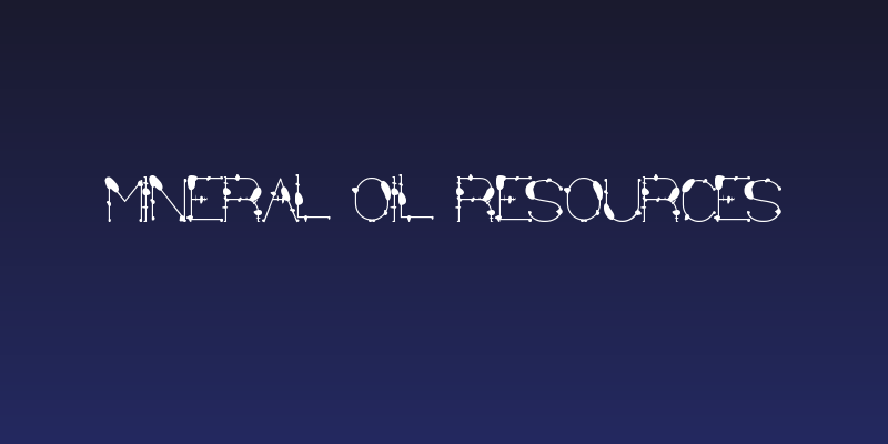 Mineral Oil resources Social Header